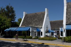 A walkable shop-lined block in Carmel-by-the-Sea.